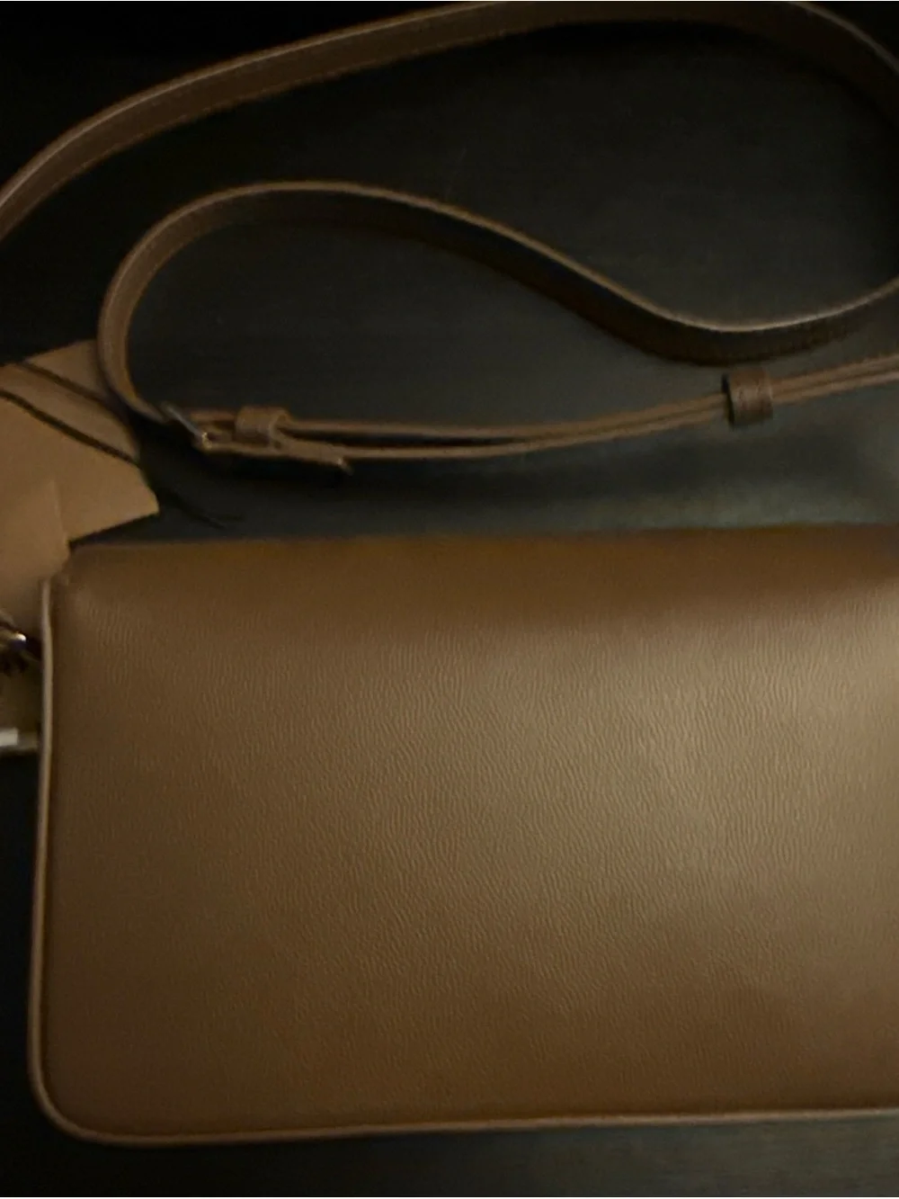 Burberry Crossbody Hampshire House Check Derby Tan
